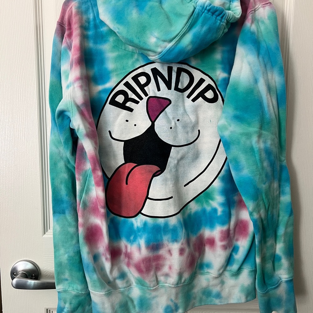 Ripndip Hoodie Pill Pastel Tie Dye Nermal Cat Men’s Small